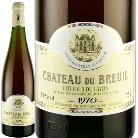 コート・デ・レイヨン [1980]白ワイン Chateau du Breuil コート・デ・レイヨン [1980]白ワイン Chateau du Breuil 楽天