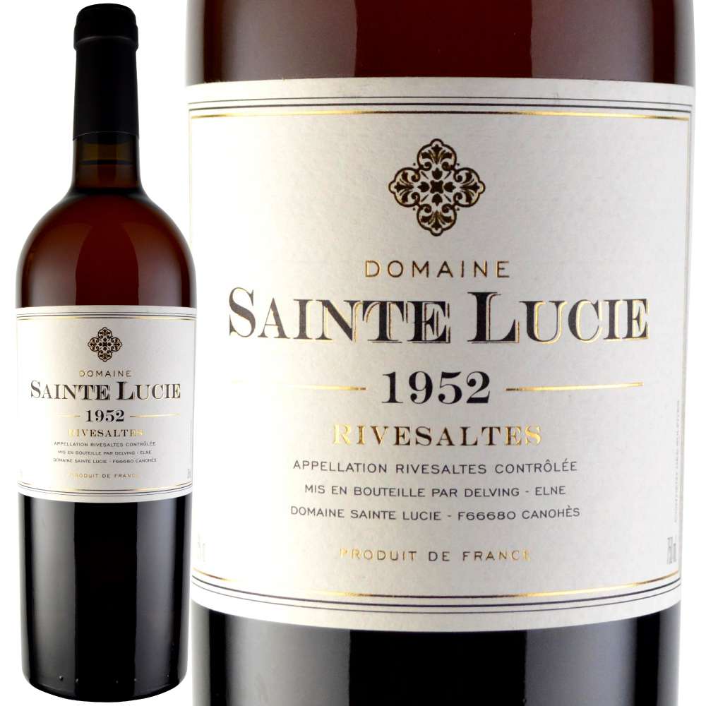 低価格で大人気の 1952年 ドメーヌ・サント・ルシー Sainte [Domaine リヴザルト / ワイン