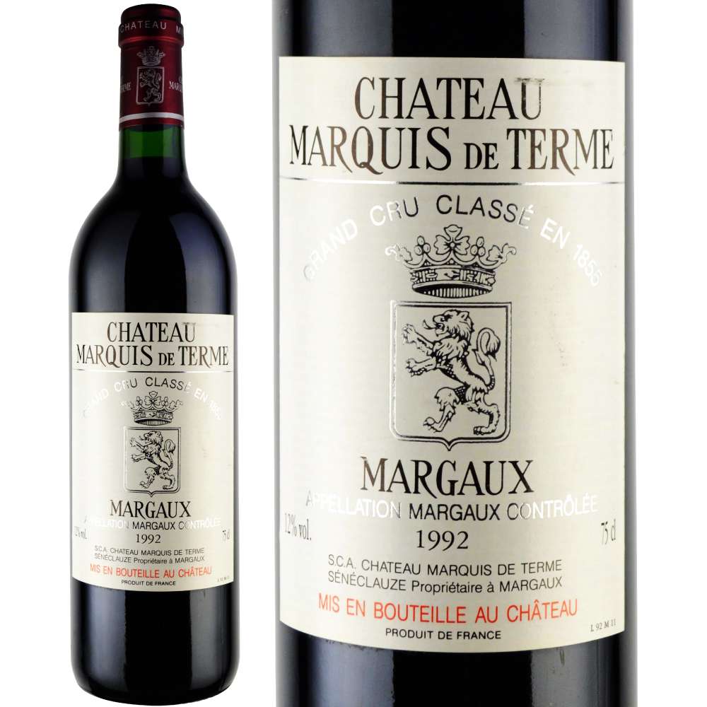 CHATEAU MARQUIS DE TERME 2002年赤ワイン 750ml Ch. Marquis de Terme(シャトー・マルキ・ド・テルム) | Vinica