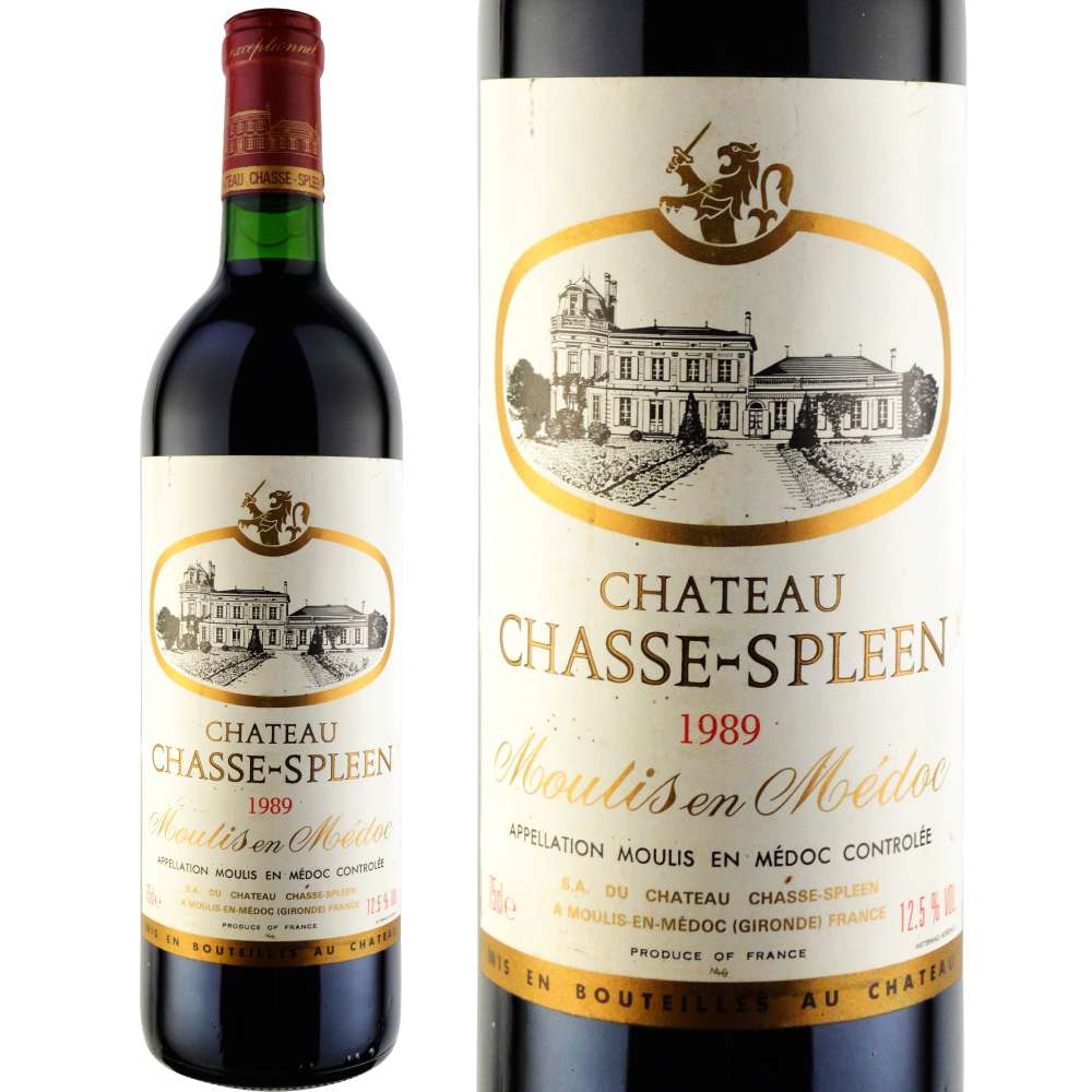 1989年 シャトー・シャス・スプリーン [Chateau Chasse Spleen