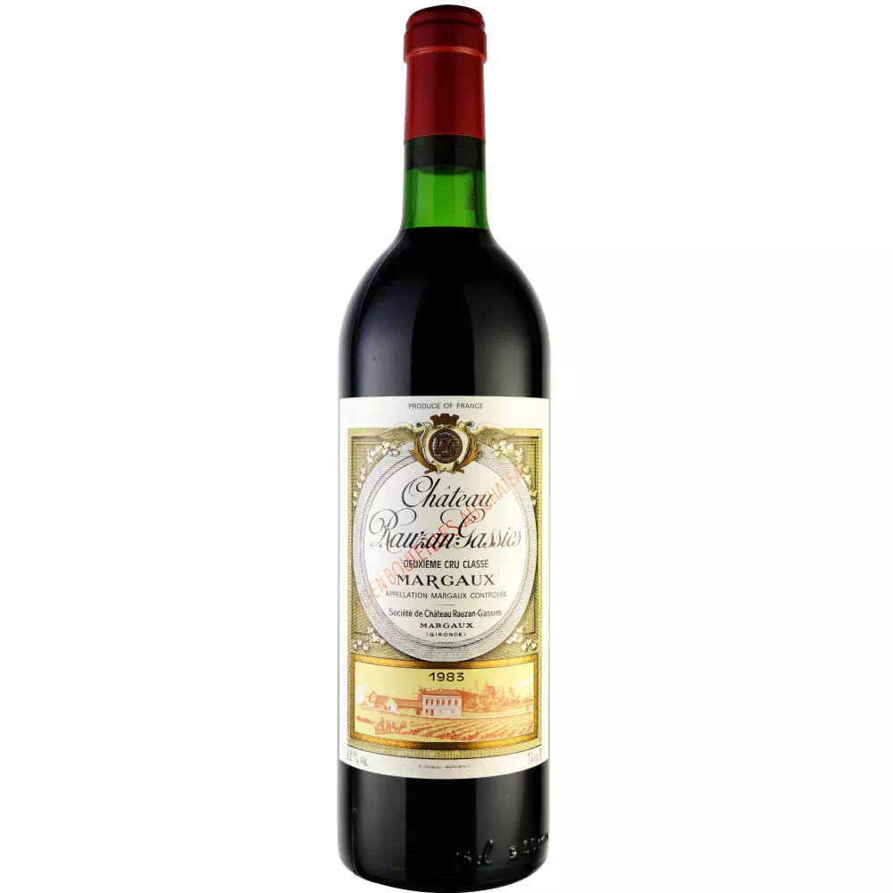 1983年 シャトー・ローザン・ガシー [Chateau Rauzan Gassies]【ワイン