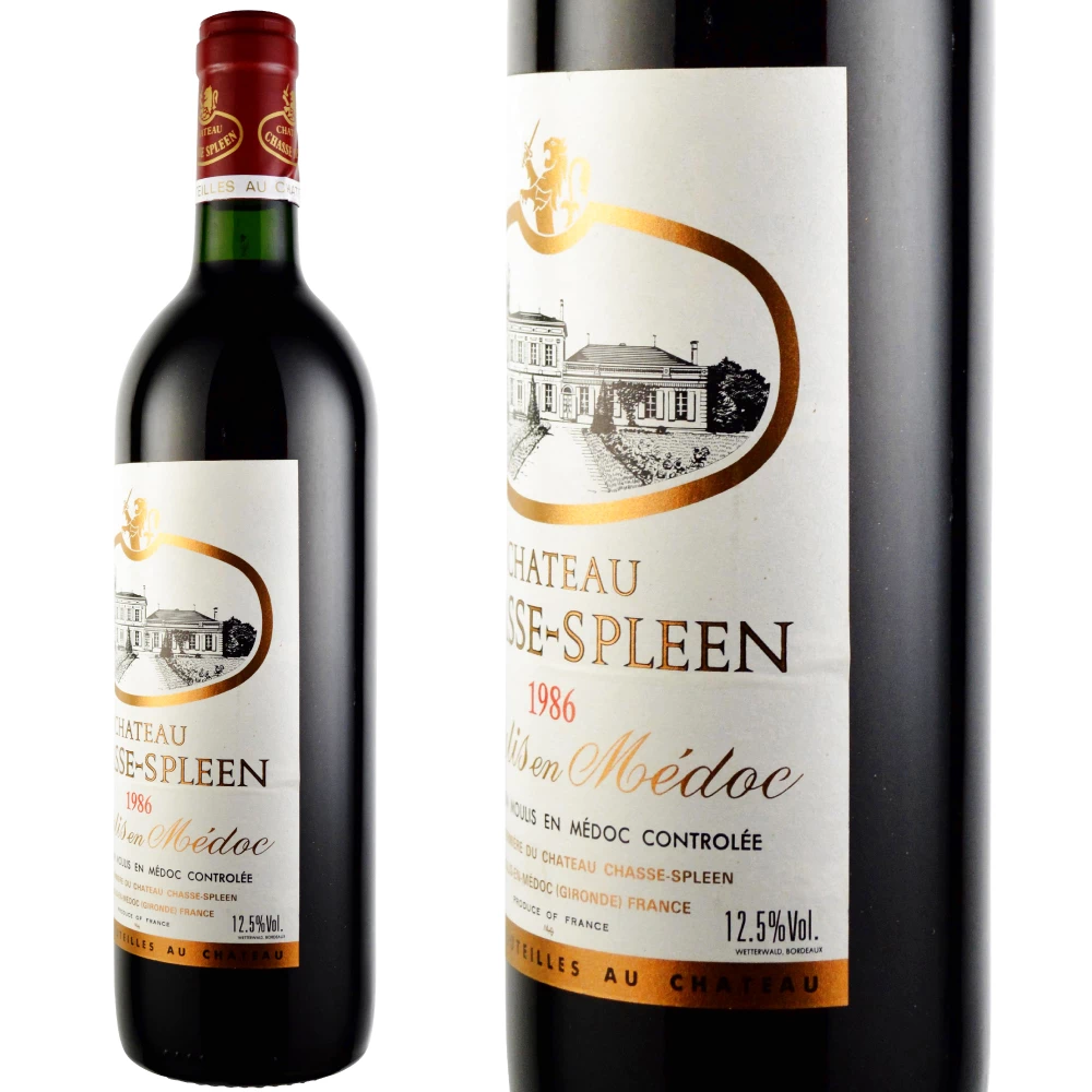 1986年 シャトー・シャス・スプリーン [Chateau Chasse Spleen
