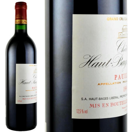 1991年 シャトー・オー・バージュ・リベラル [Chateau Haut Bages