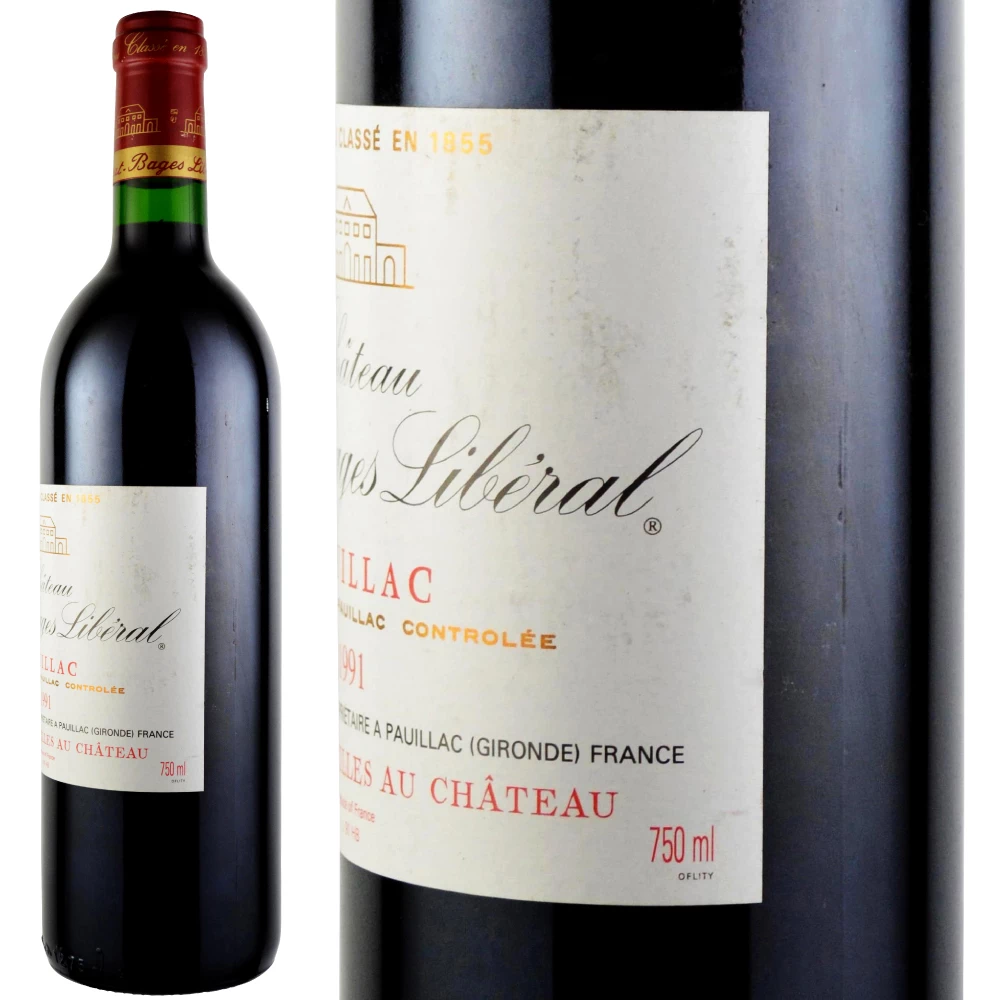 1991年 シャトー・オー・バージュ・リベラル [Chateau Haut Bages