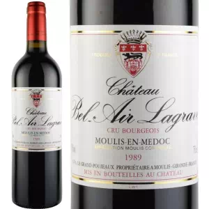 1989年 シャトー・ベル・エアー・ラグラーヴ