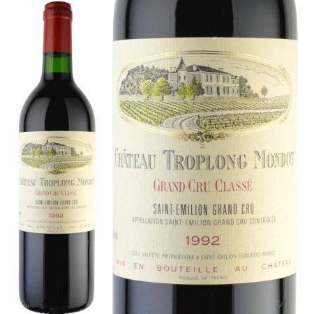 1992年 シャトー・トロロン・モンド [Chateau Troplong Mondot