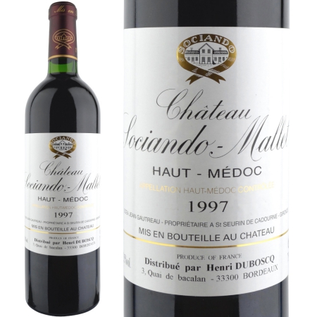 1997年 シャトー・ソシアンド・マレ [Chateau Sociando Mallet
