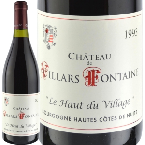 1993年 シャトー・ド・ヴィラール・フォンテーヌ / ブルゴーニュ・オー・コート・ド・ニュイ・ヴィラージュ・ルージュ