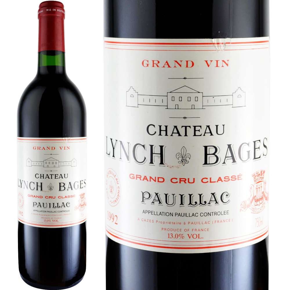 1992年 シャトー・ランシュ・バージュ [Chateau Lynch Bages]ワイン
