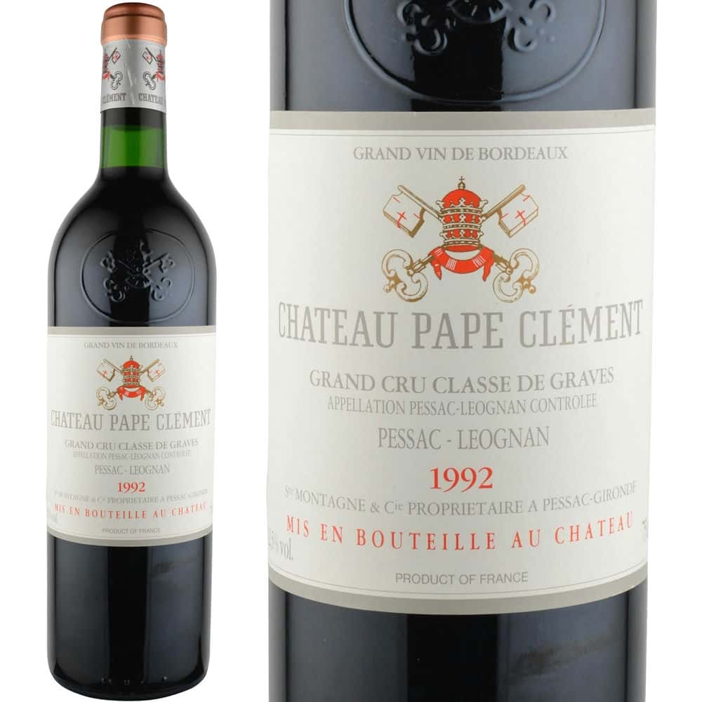 ［CHATEAU PAPE CLEMENT2007］シャトー・パプ・クレマン　赤 1992年 シャトー・パプ・クレマン [Chateau Pape Clement