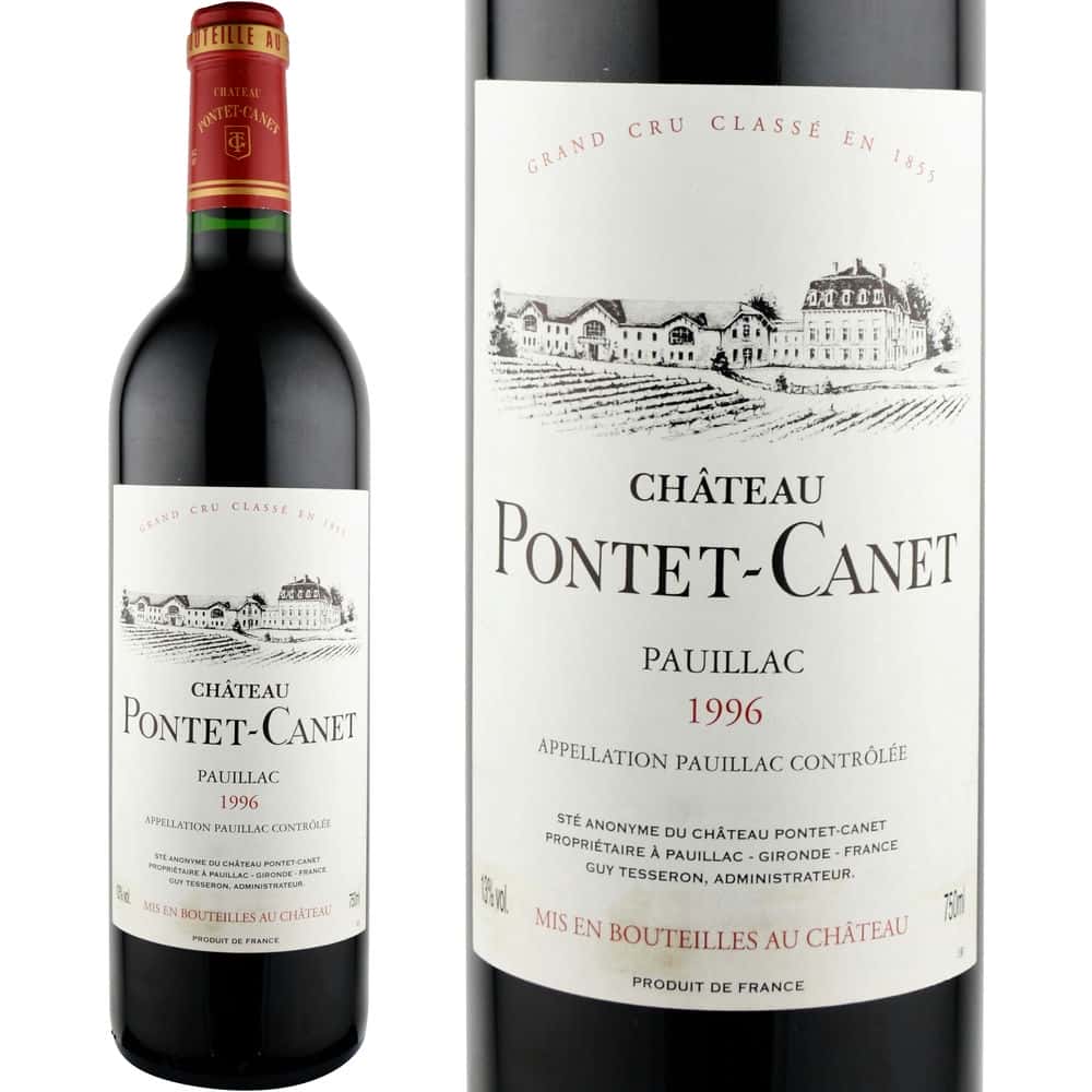 シャトー・ポンテ・カネ　1996 1996年 シャトー・ポンテ・カネ [Chateau Pontet Canet]【ワイン