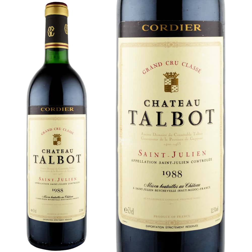 1988年 シャトー・タルボ [Chateau Talbot]【ワイン専門店LoveWine】 
