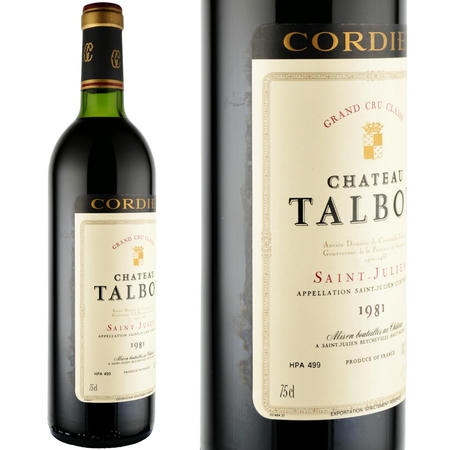 1981年 シャトー・タルボ [Chateau Talbot]【ワイン専門店LoveWine】