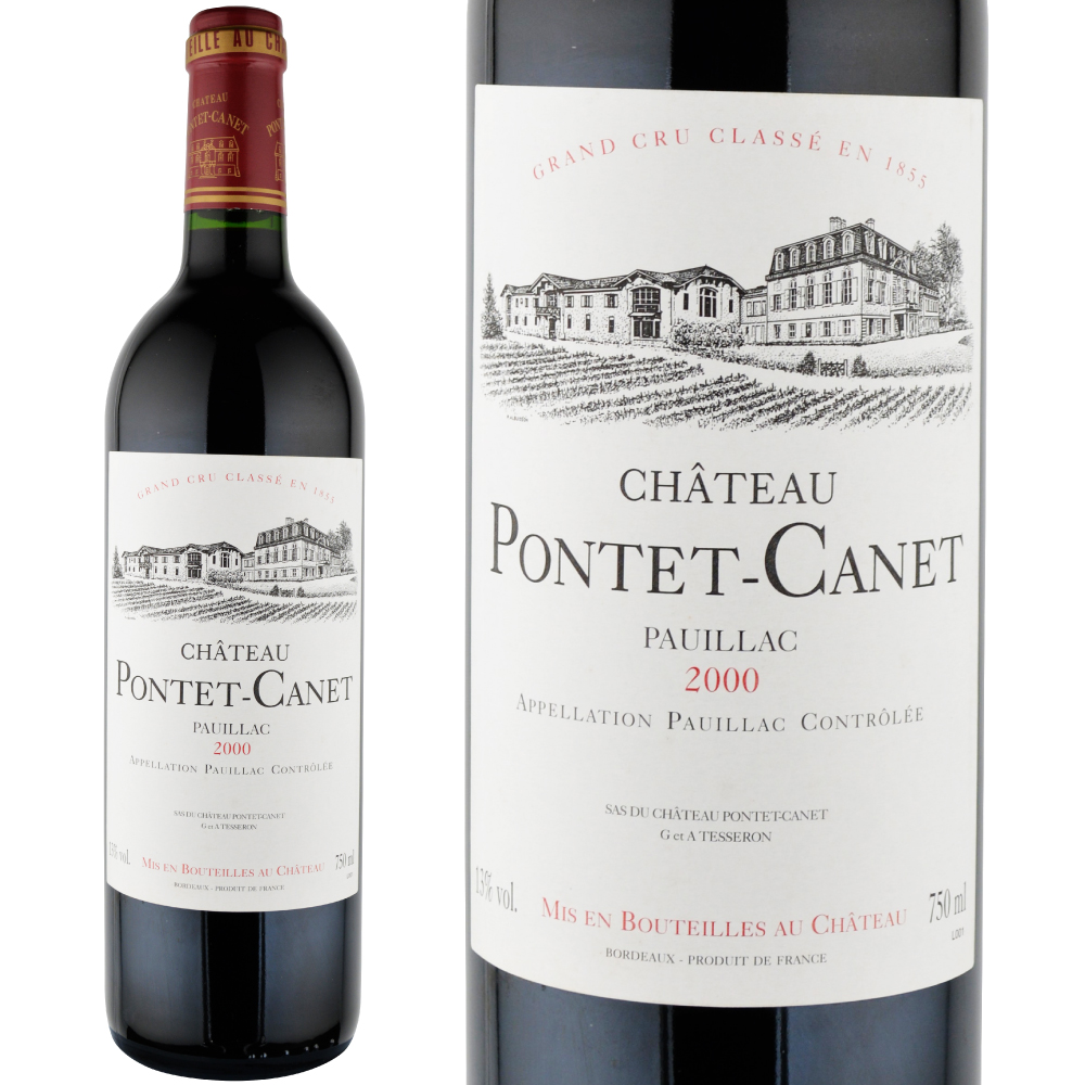 PP94＋希少！入手困難！シャトー・ポンテ・カネ 2000 2000年 シャトー・ポンテ・カネ [Chateau Pontet Canet]【ワイン