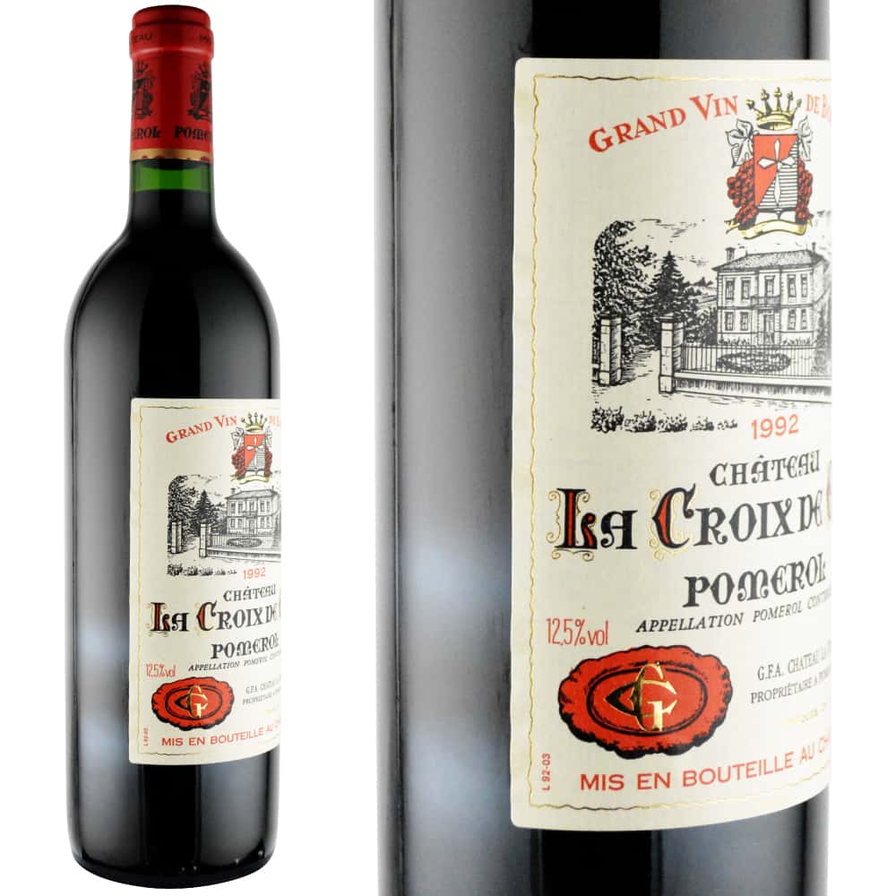 1992年 シャトー・ラ・クロワ・ド・ゲイ [Chateau La Croix de Gay
