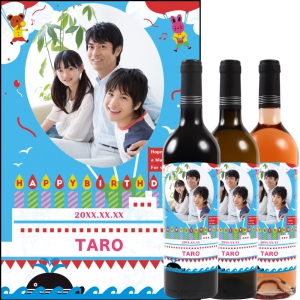 オリジナルラベルワイン0002【写真ラベル】