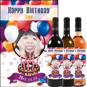 オリジナルラベルワイン0003【写真ラベル】