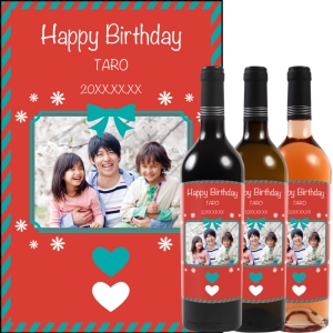 オリジナルラベルワイン0017【写真ラベル】