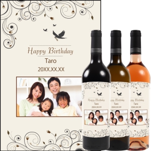 オリジナルラベルワイン0037【写真ラベル】