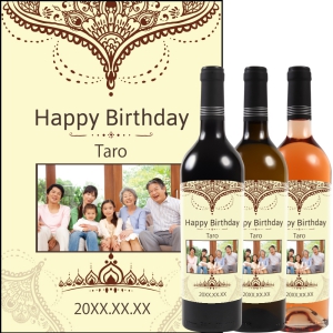 オリジナルラベルワイン0040【写真ラベル】