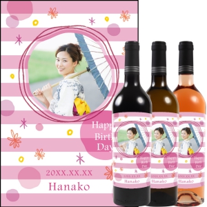 オリジナルラベルワイン0042【写真ラベル】