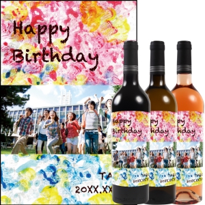 オリジナルラベルワイン0070【写真ラベル】