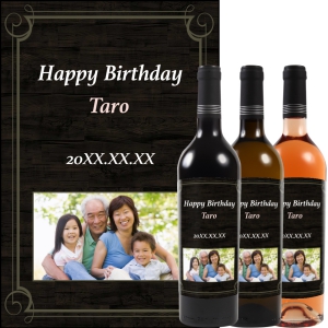 オリジナルラベルワイン0090【写真ラベル】