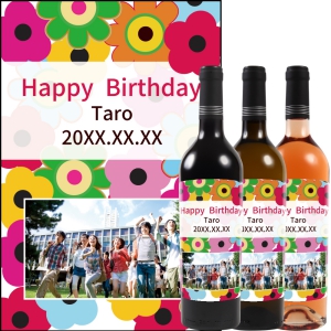 オリジナルラベルワイン0106【写真ラベル】