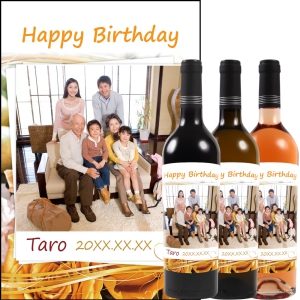 オリジナルラベルワイン0140【写真ラベル】